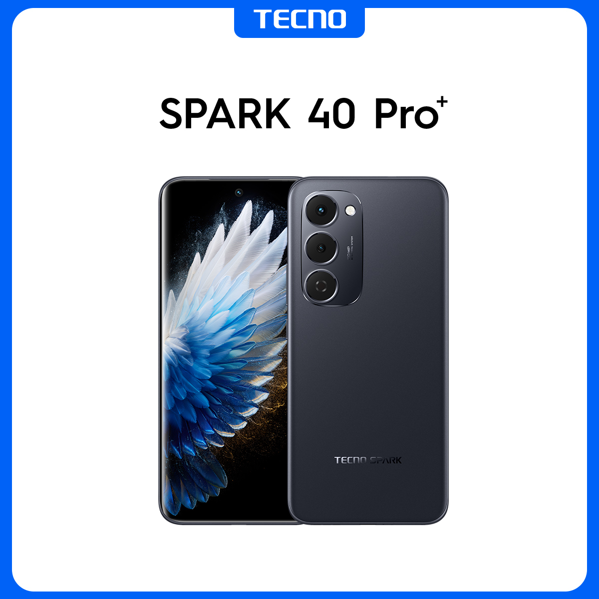 Tecno Spark 40 Pro+ Nebula Black 16GB(8+8)+256GB